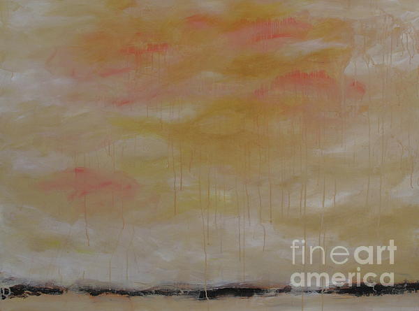 Citrus Drip Painting